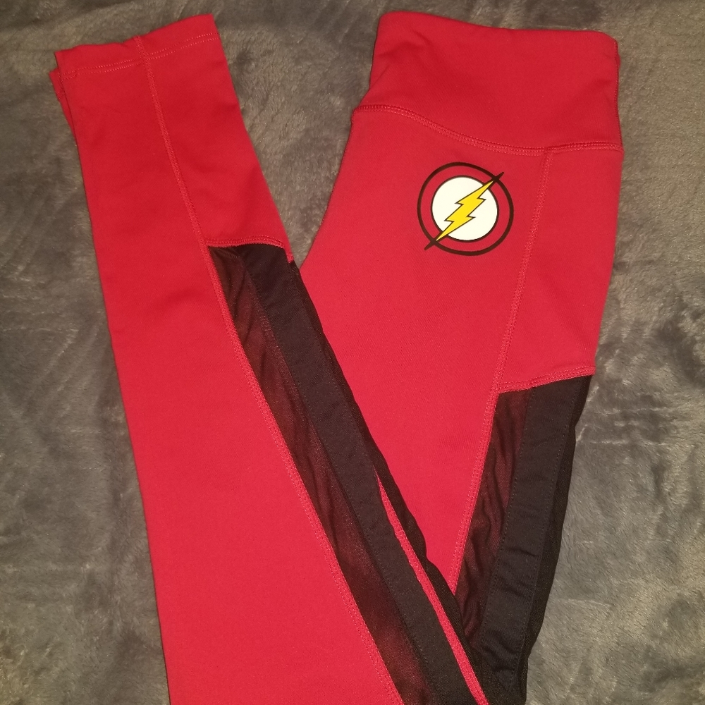 Red Althletic Pants DC's The Flash Size Small